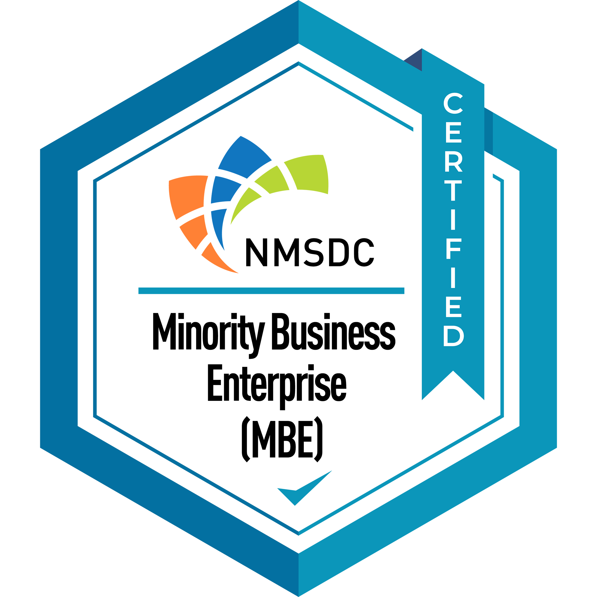 NMSDC certified supplier badge